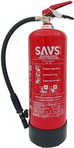 SAVS® Brandblusser schuim 6 liter - 13A 113B - Fluorvrij en Vorstvrij - Met montagebeugel - Schuimblusser - 6L