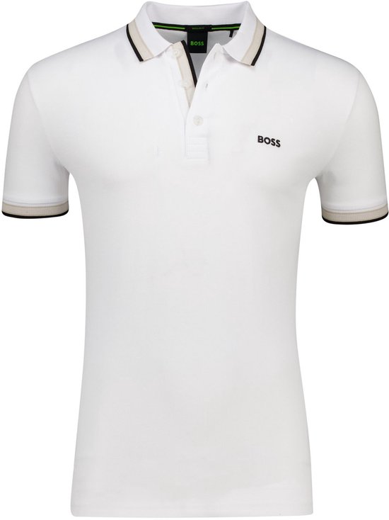 Hugo Boss poloshirt korte mouw wit
