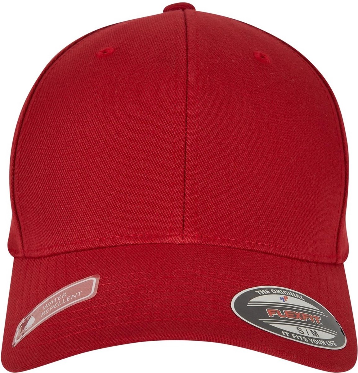 Flexfit - Wooly Combed Waterrepellent Pet - S/M - Rood