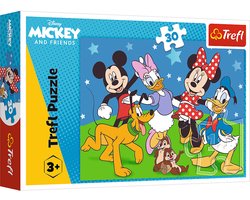 Trefl Mickey Mouse en Donald Duck Legpuzzel - 30 stukjes - Vanaf 3 jaar