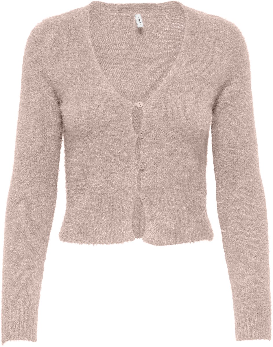ONLY - ONLKERRY LS V-NECK BUTTON CARDIGAN KNT - Dames - Cardigans