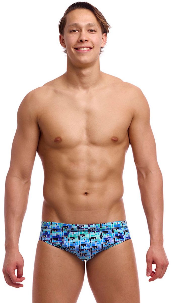 Funky Trunks Seamed Zwemslip Blauw AUS 34 Man