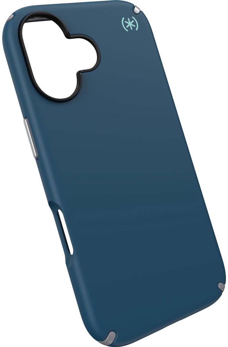 Speck hoesje geschikt voor Apple iPhone 17 - Slank - MagSafe - Ultieme Bescherming - Luxe Soft-touch Afwerking - Valbescherming gecertificeerd tot 4 meter - Microban Antibacterieel - Presidio2 Pro lijn -Blauw
