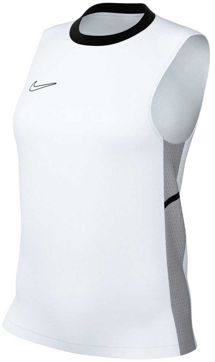 Nike Dri-fit Academy 25 Mouwloos T-shirt Wit L Vrouw