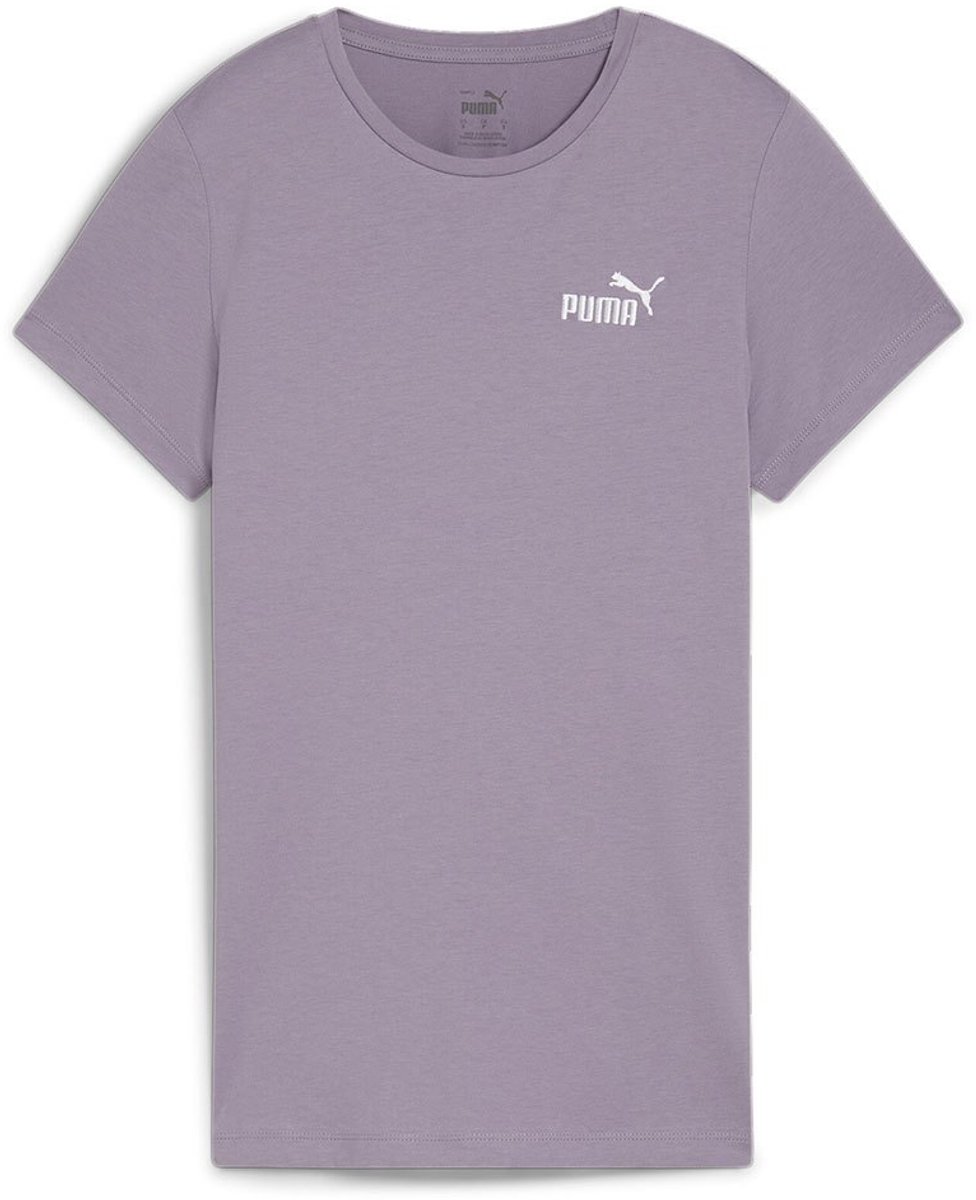 Puma Ess+ Embroidery T-shirt Met Korte Mouwen M Vrouw Pale Plum
