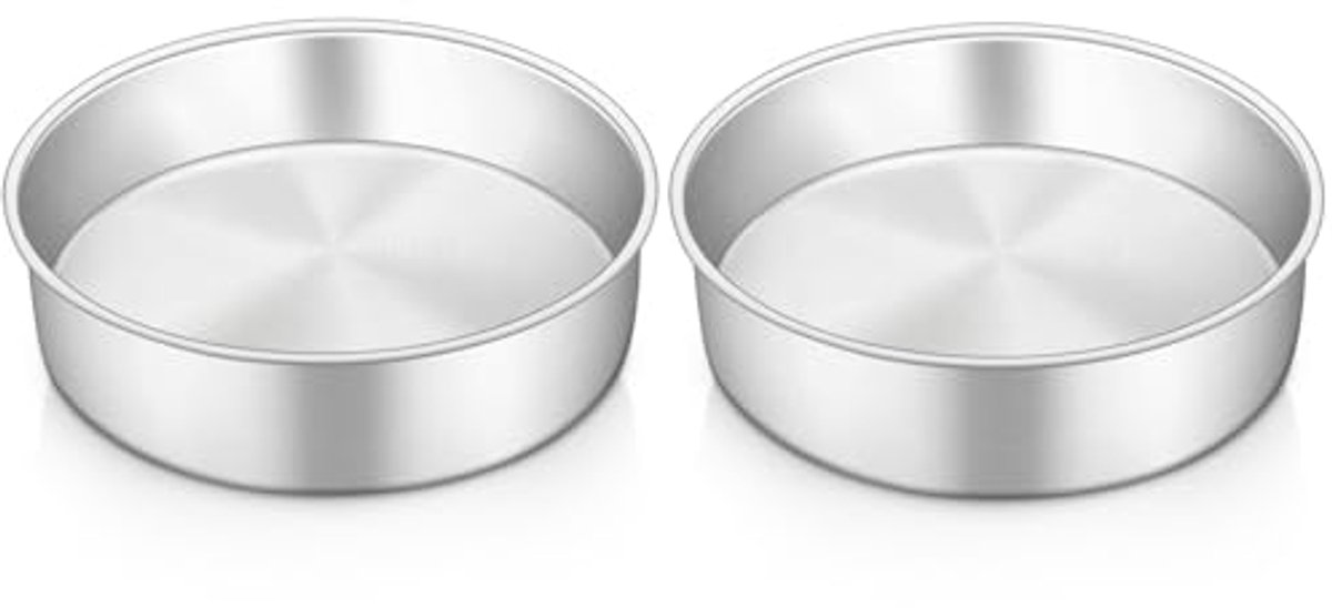 Bakvorm Set van 2 - Ø 16 cm voor Perfecte Gebakjes