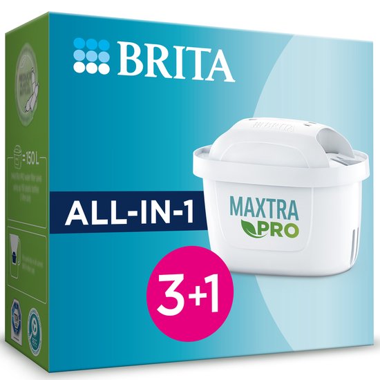 Brita Maxtra Pro Pure Performance Filterpatronen - 3+1 Stuks Waterfilter