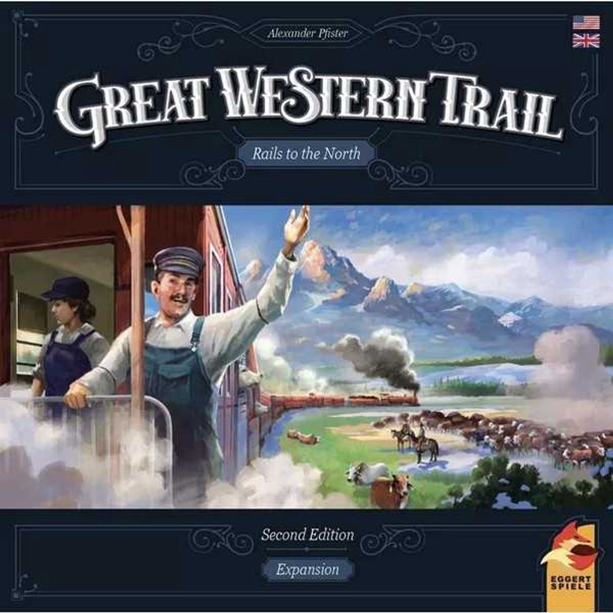 Great Western Trail: Rails to the North uitbreiding (ENG)