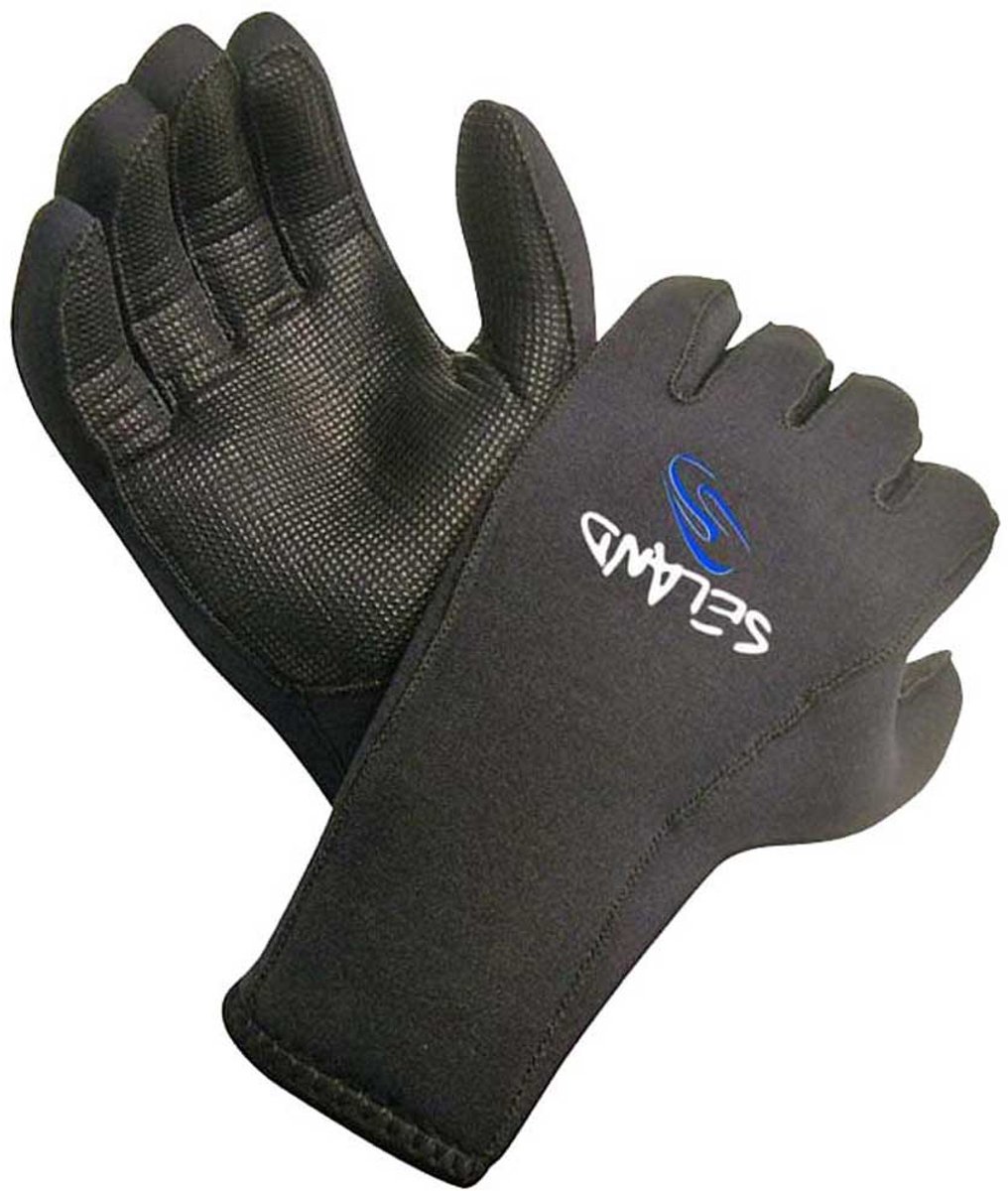 Seland Neoprene 4 Mm Handschoenen Zwart XS Man