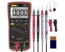 Digitale multimeter automatische bereikkeuze met verlichte display en true RMS functie