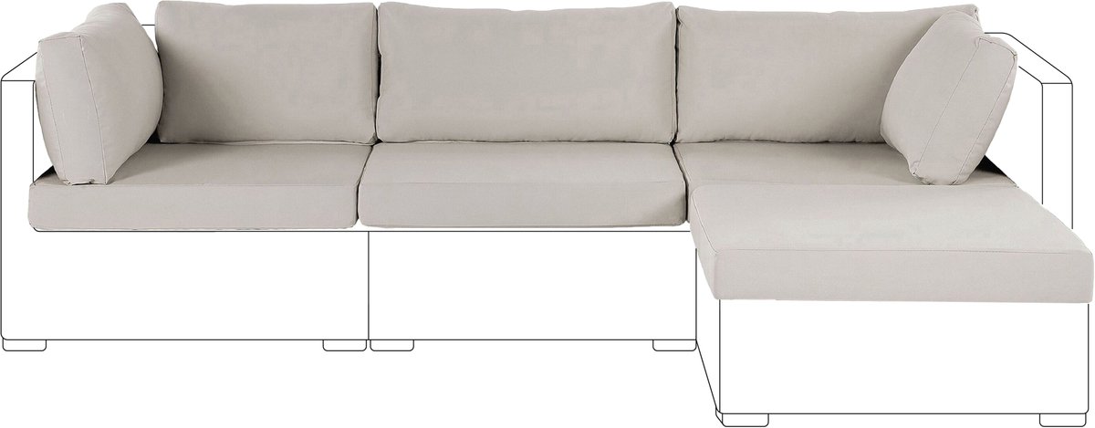 SANO - Kussenhoezen - Zandbeige - Polyester