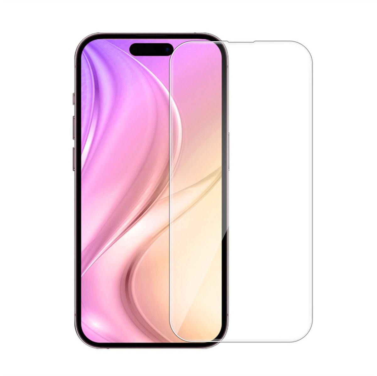 Jonyx - Glasplaatje - Screenprotector - Beschermplaatje - Geschikt voor iPhone 15 Pro - Telefoonbescherming - 1 stuk