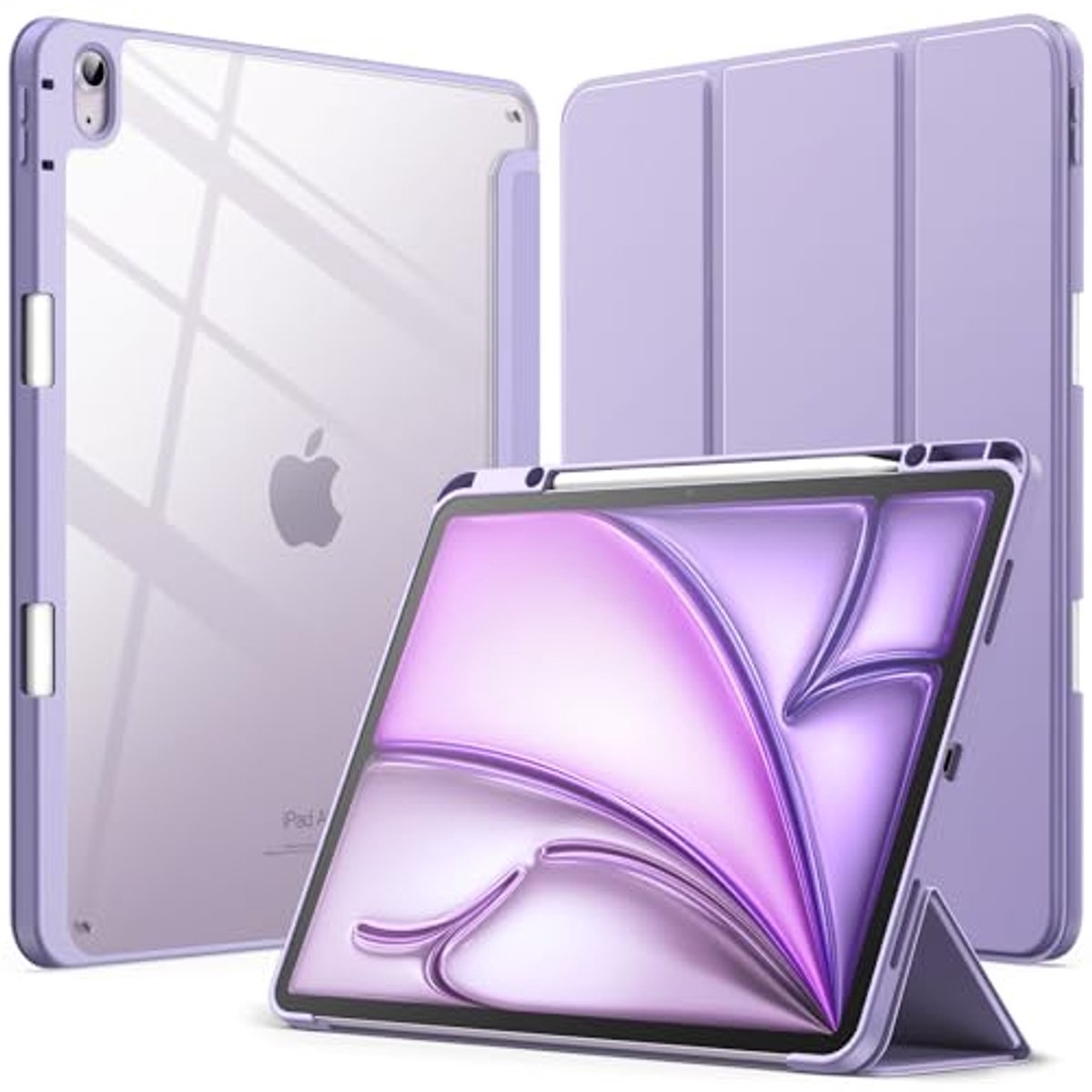 iPad Air 13-Inch Hoes met Pencil Houder en Schokbestendige Stand