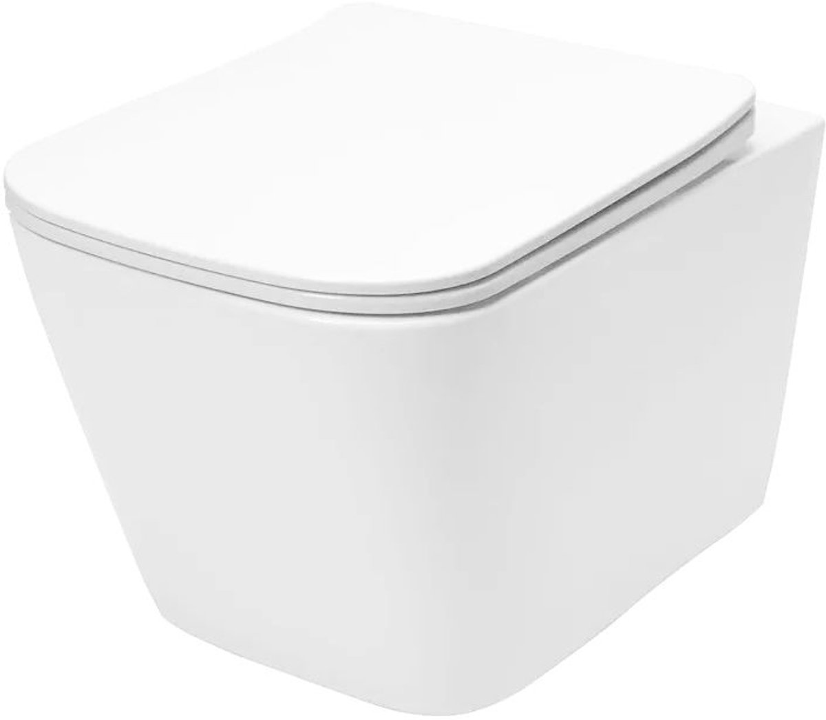 Rea - Hangende toiletpot - Raul - Wit - 51X34,5X31,5CM