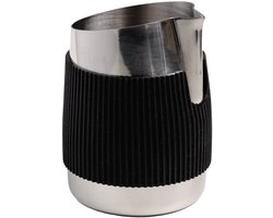 Melkkannetje Opschuim zonder handvat - 400ml – Zilver – RVS – Melkopschuimkan – Melkkan – Espressomachine - Barista Essentials