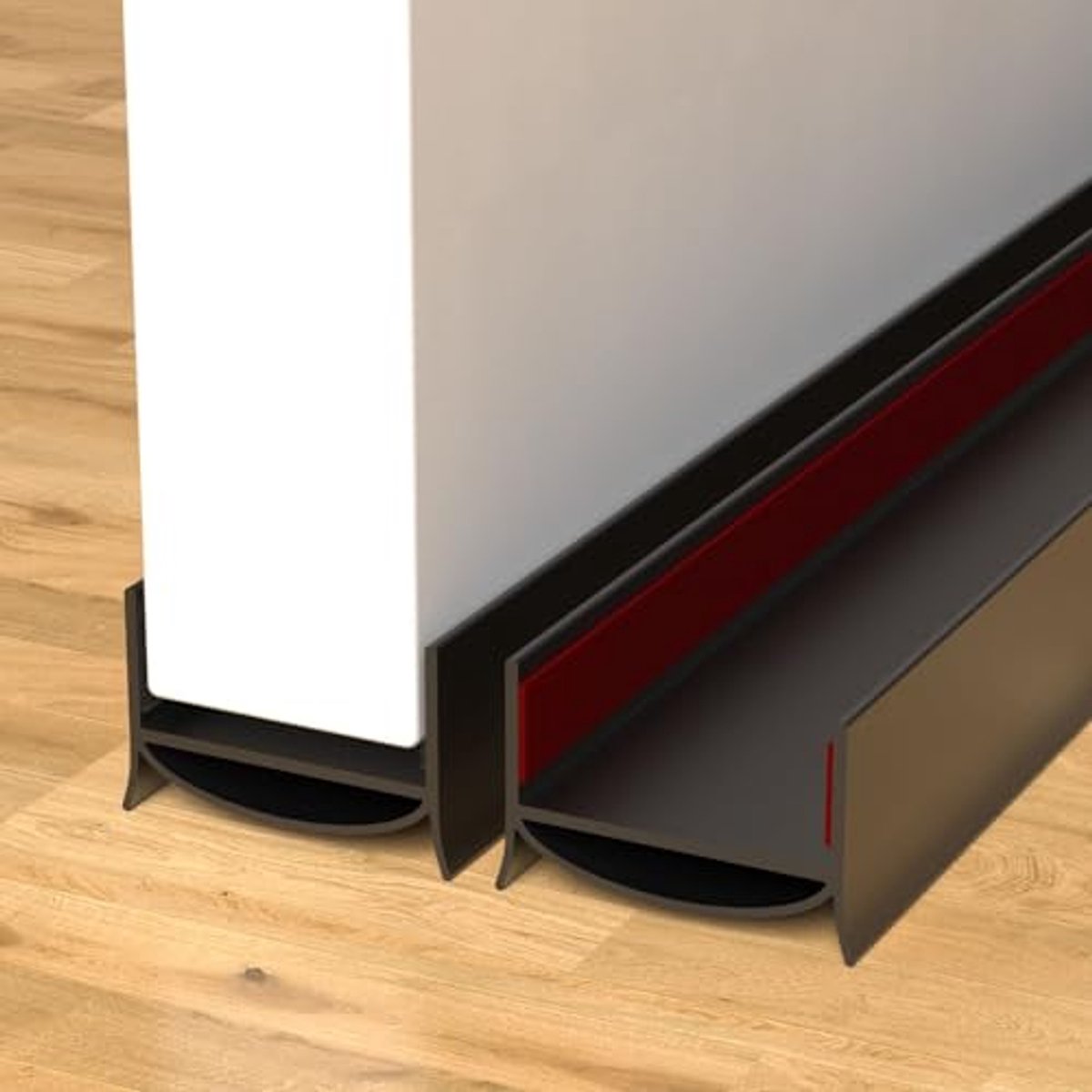 Sterke Zelfklevende Deurtochtstopper voor Binnen- en Buitendeuren - 99 cm Snijbaar Onder Deurafdichting
