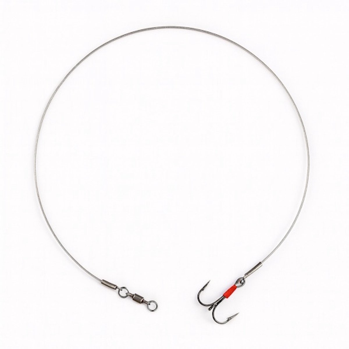 Predox Treble Trace 13,5 kg 40 cm - sterke kant-en-klare roofvistakel met dreg Maat 1/0