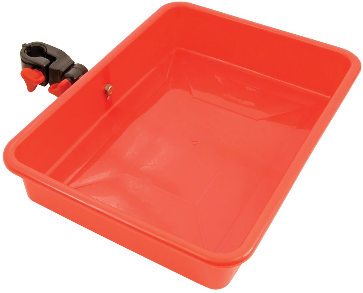 Albatros – multifunctionele aasbak met verstelbare houder voor zitmand of plateau (25–36 mm)