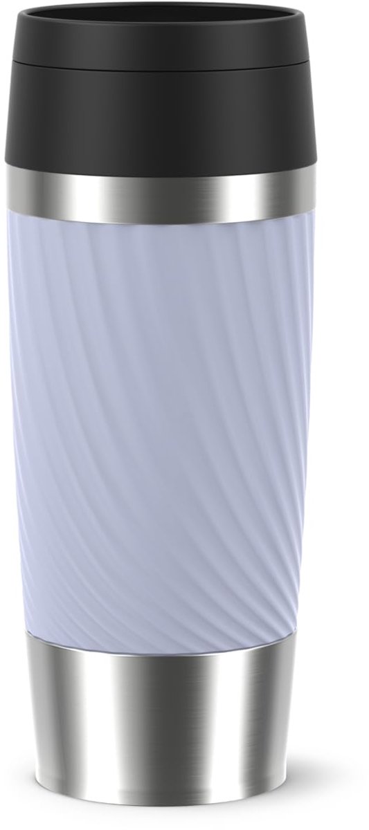 Ibenzoa® Handige thermosbeker met 360 graden drinkfunctie en schroefsluiting