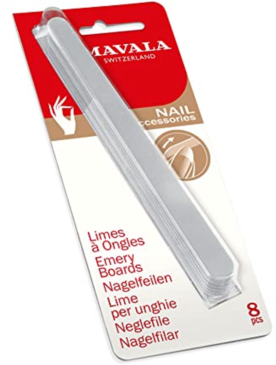 Zandblad Nagelvijlen - 8 Stuks voor Gevoelige Nagels