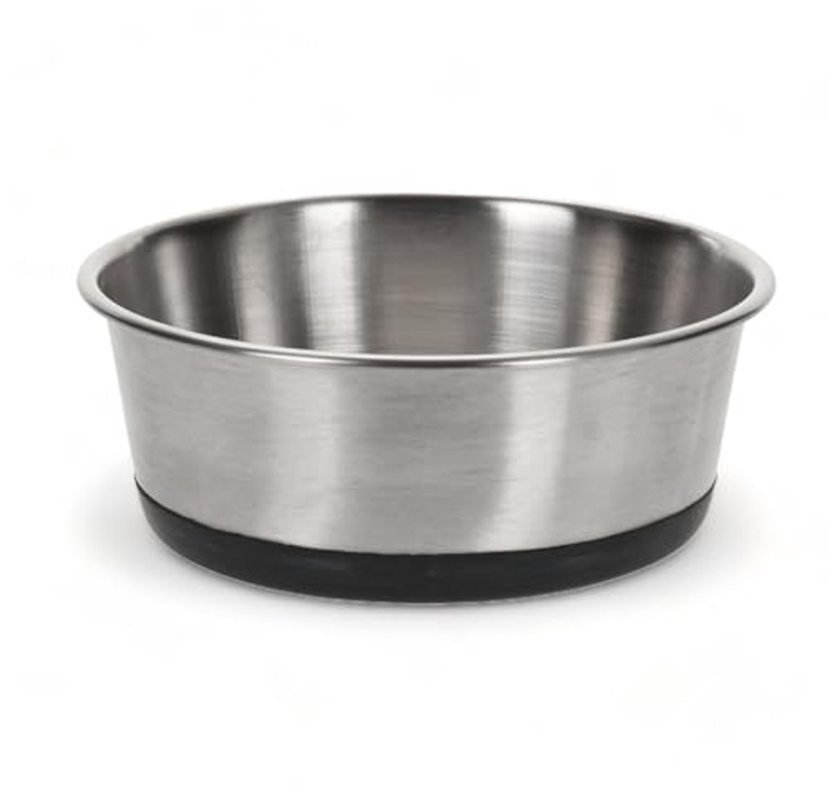 Roestvrijstalen voer- en drinkbak met antislip siliconen onderkant voor honden en katten - Onderhoudsvriendelijk 14 x 5 cm