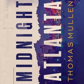 Boekomslag met de titel "MIDNIGHT ATLANTA" in grote letters, met een stadsgezicht bij nacht.