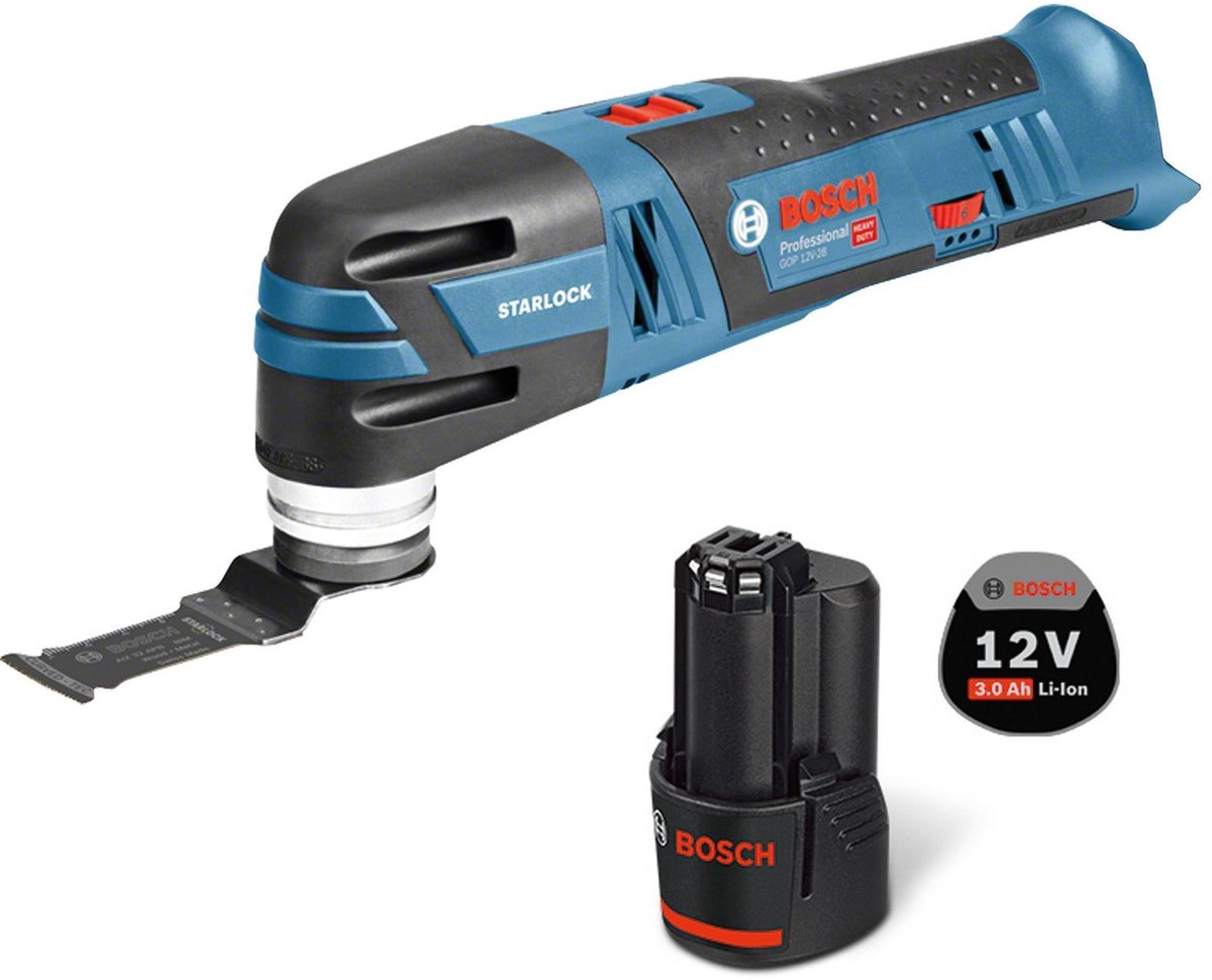 Bosch Accu-Multitool GOP 12V-28 / 1x 3,0 Ah Accu