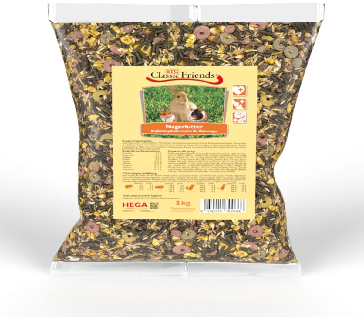 Classic Friends Universeel Knaagdiervoer - 25kg