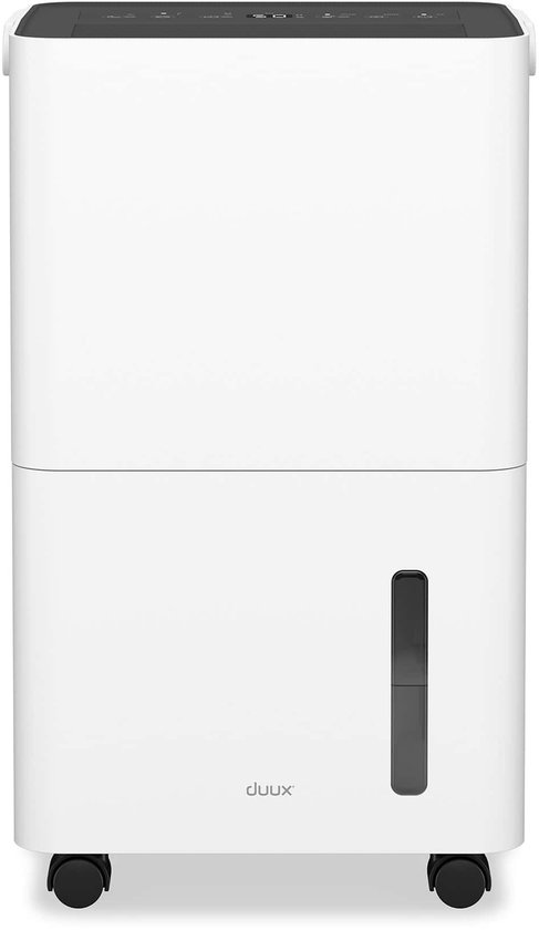 Duux Bora Luchtontvochtiger – Ontvochtigt 12L/dag – 1,7 Liter Watertank – Dehumidifier met Hygrostaat – Droogmodus voor wasgoed