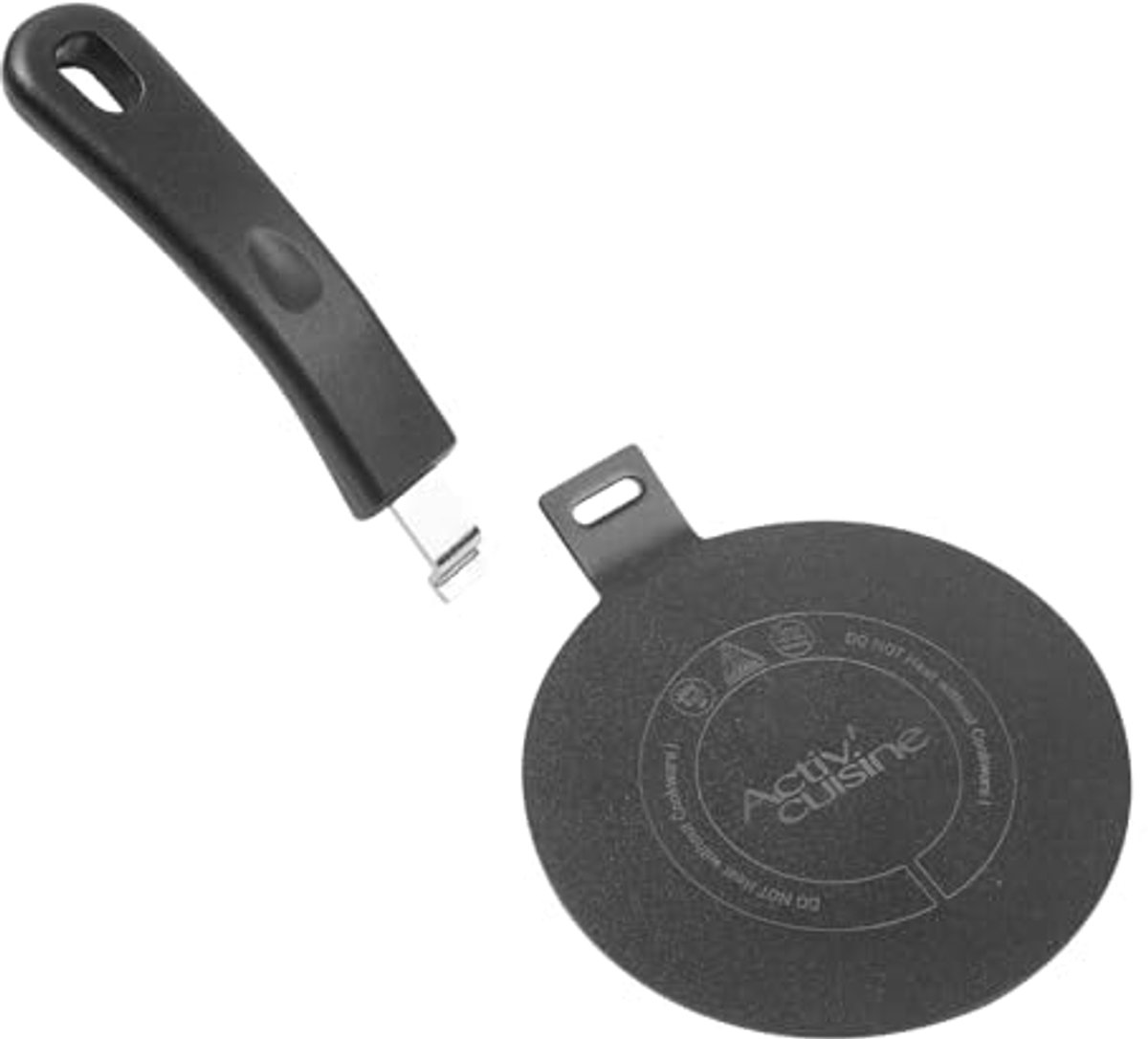 Induction Adapter voor Pannen - 14 cm Warmteverspreidingsplaat met Afneembare Handgreep