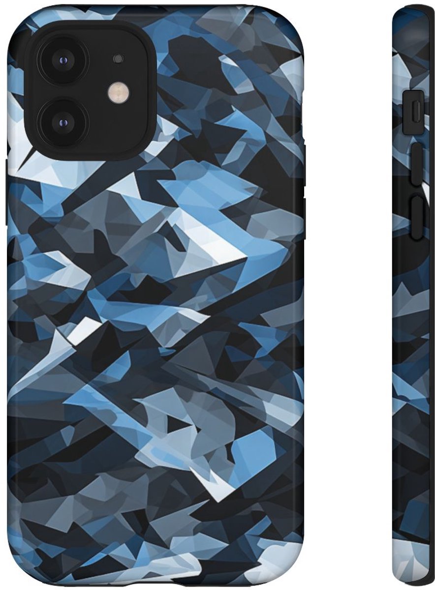 Stedelijk Geometrisch Camouflagepatroon – Telefoonhoesje Geschikt voor iPhone 12