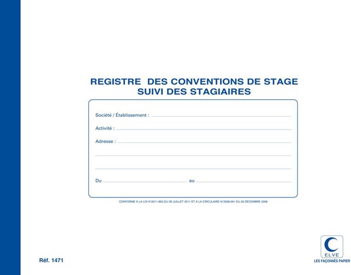 ELVE Register 'Courrier arrivée', 150 pagina's, 320 x 250 mm