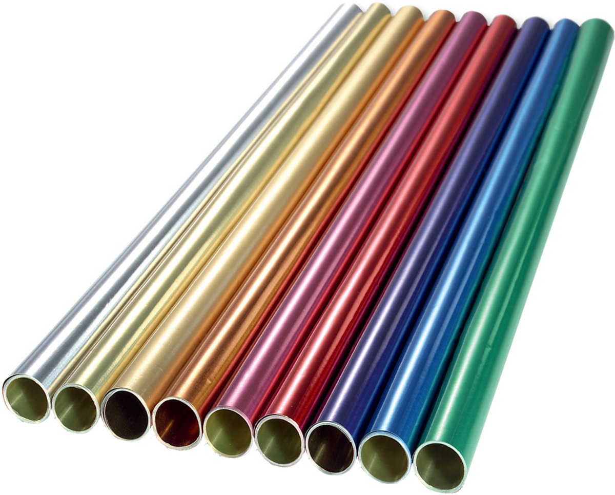Aluminiumfolie voor knutselen, goud/paars