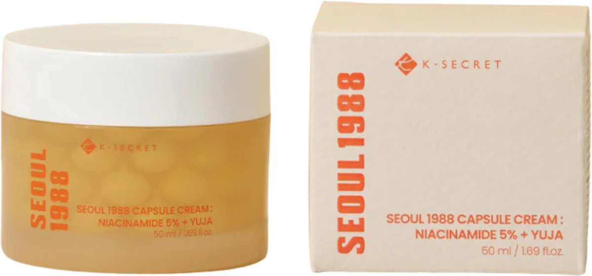 K‑SECRET Seoul 1988 - Dagcrème Capsule - Niacinamide 5% + Yuja - 50 ml