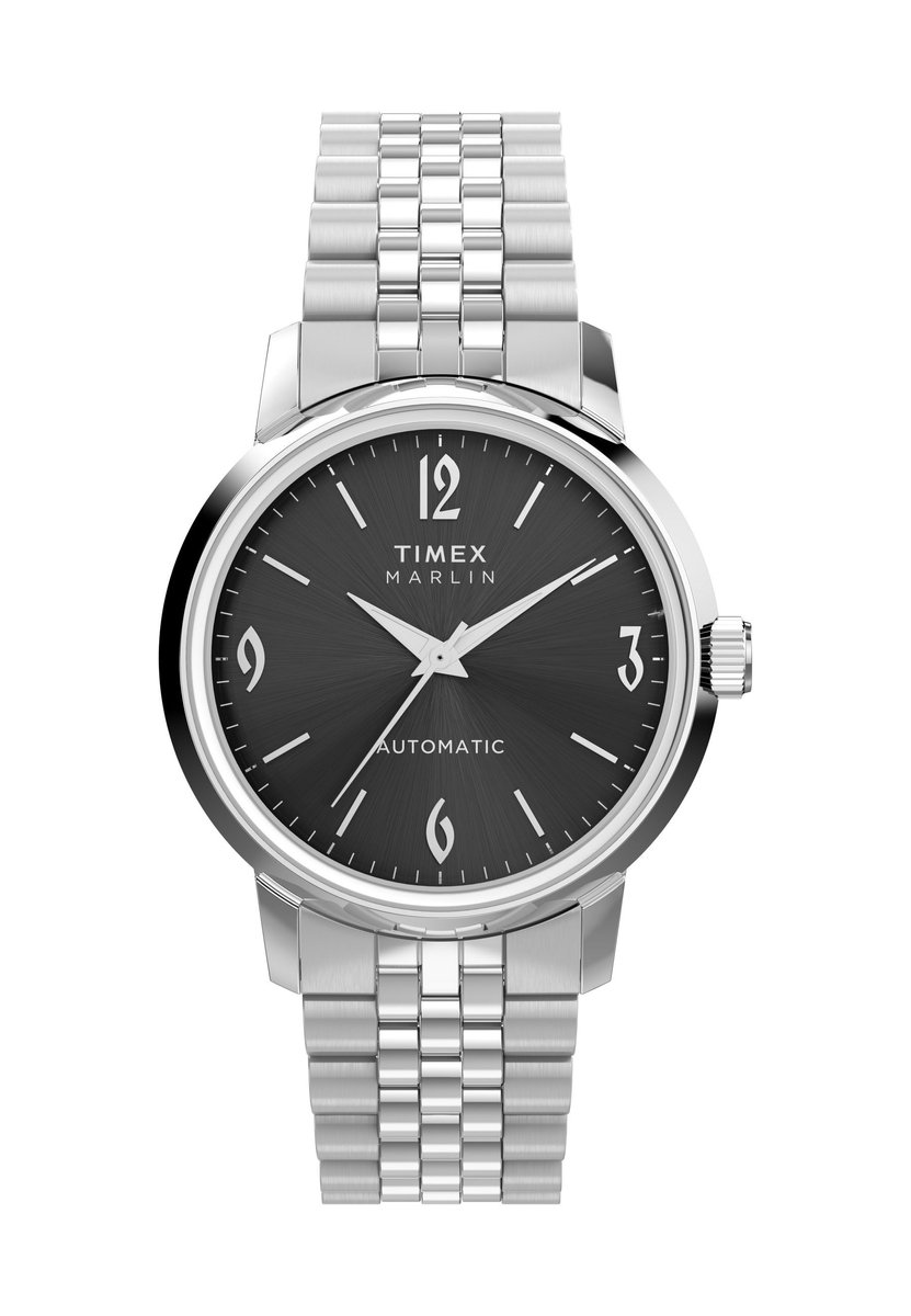 Timex Marlin Automatic Mechanisch Automatisch Horloge Zilveren Toon Kast: 100% Roestvrij Staal | Armband: 100%Roestvrij Staal 40 TW2W93200AJ