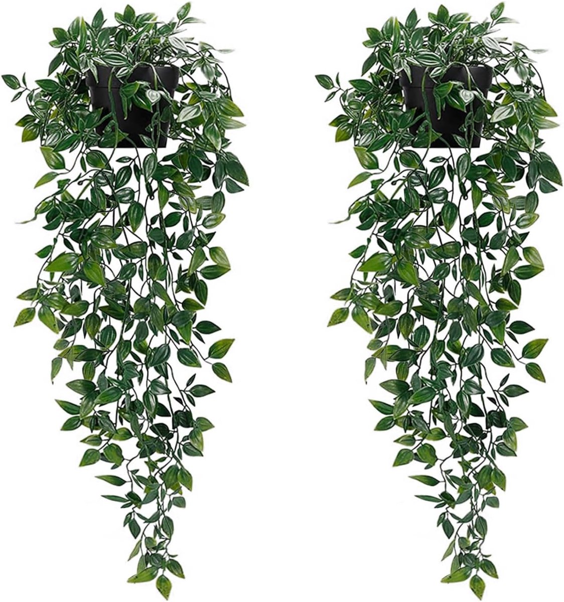 Kunstmatige Hangplanten - Faux Klimop in Potten voor Binnen en Buiten