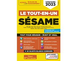 Le tout-en-un SÉSAME - 15 sujets blancs - Ecrits et oraux - Tutos offerts