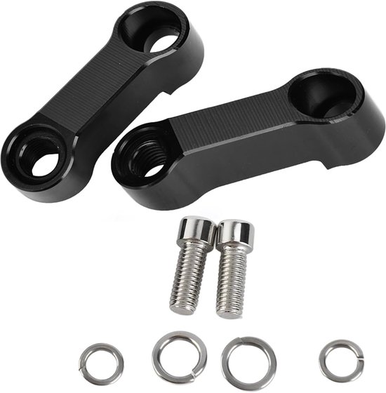 Gr4 Rear Mirror Riser 10mm 8mm Adapter Kit - Motorcycle Rearview Mirror Riser Mount Extender ...