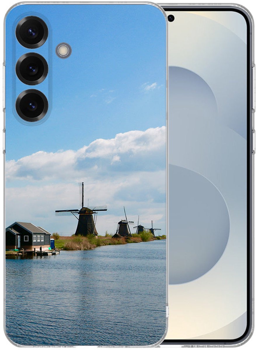 Samsung Galaxy S25 Plus hoesje – transparant TPU – zelf ontwerpen