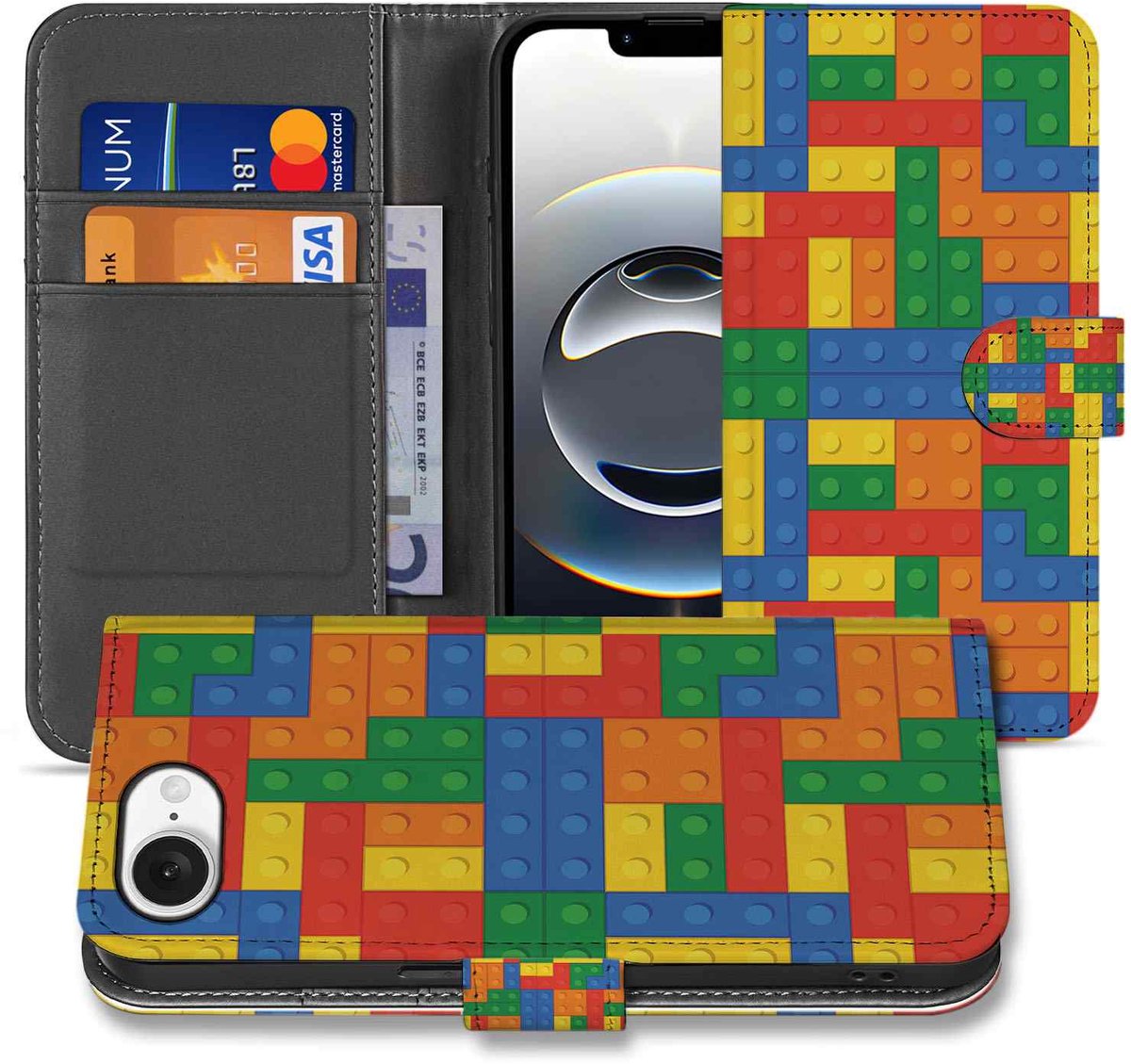 iPhone 16e/17e Telefoon Hoesje Blokken