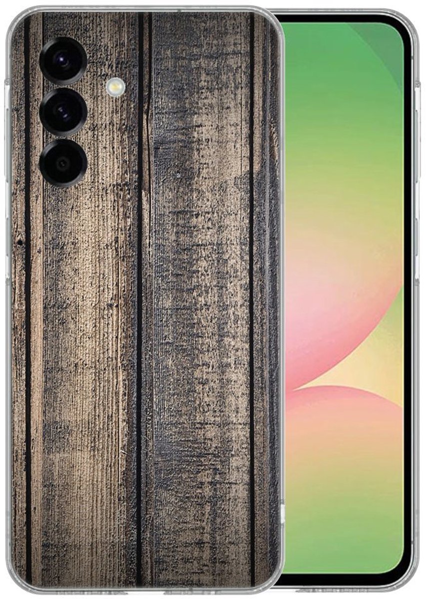 TPU Hoesje Samsung Galaxy A56 - Steigerhout Backcover