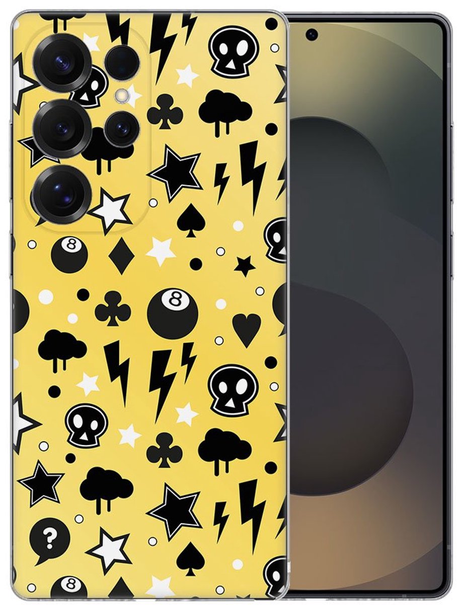 TPU Hoesje Samsung Galaxy S25 Ultra - Punk Yellow Backcover