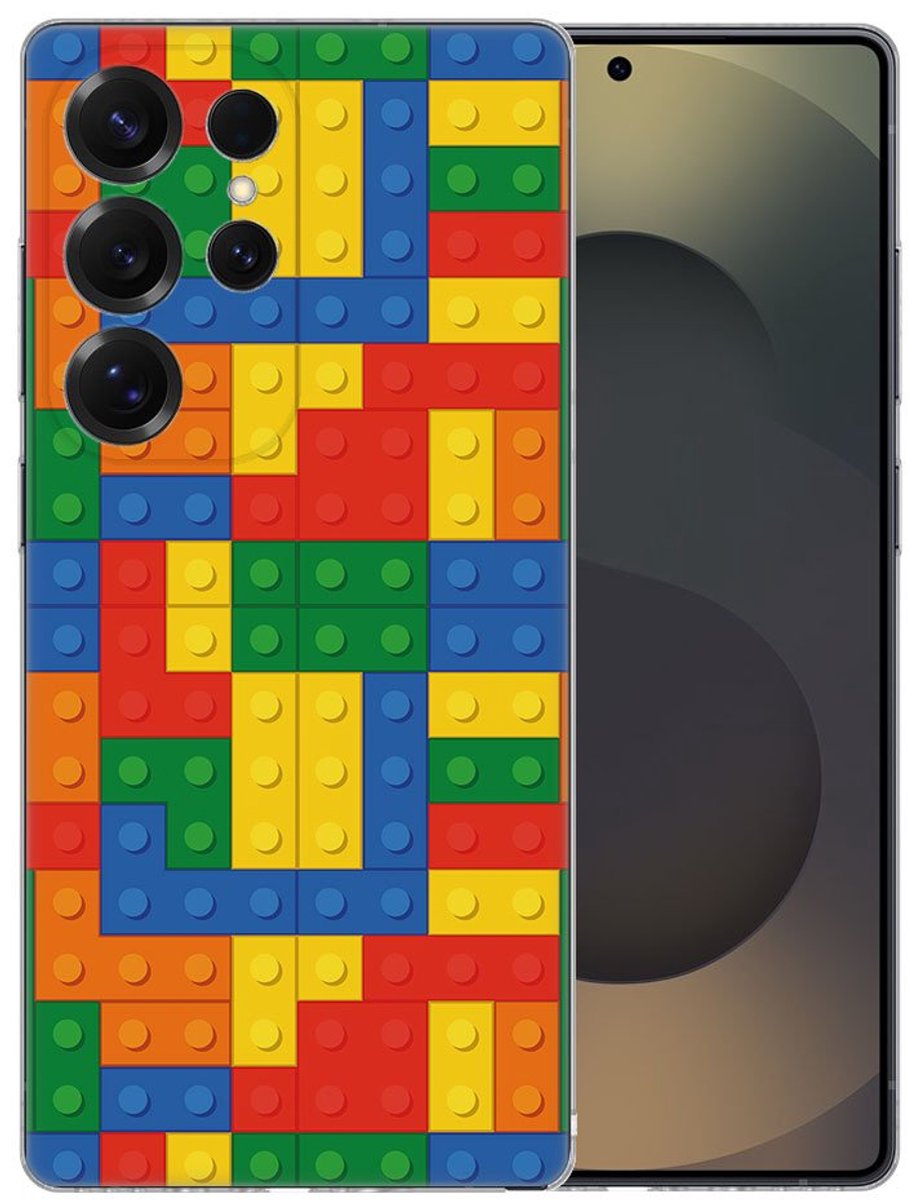 TPU Hoesje Samsung Galaxy S25 Ultra - Blokken Backcover