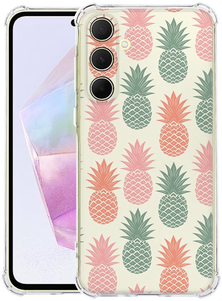 Samsung Galaxy A56 Hoesje - Ananas TPU Antishock