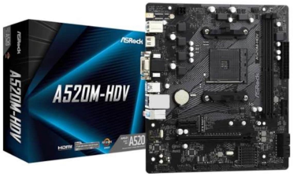 Asrock A520M-HDV Socket AM4 micro ATX