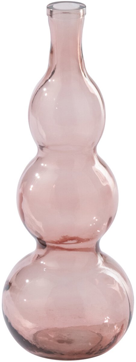 J-Line vaas - glas - zalmroze