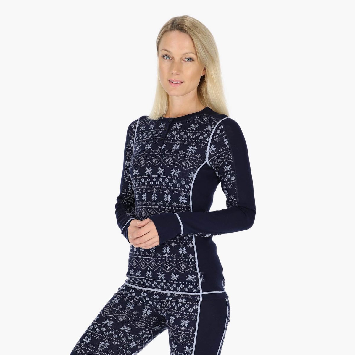 Swedemount Idre Wool LS Top – wollen top voor dames – Maat 44