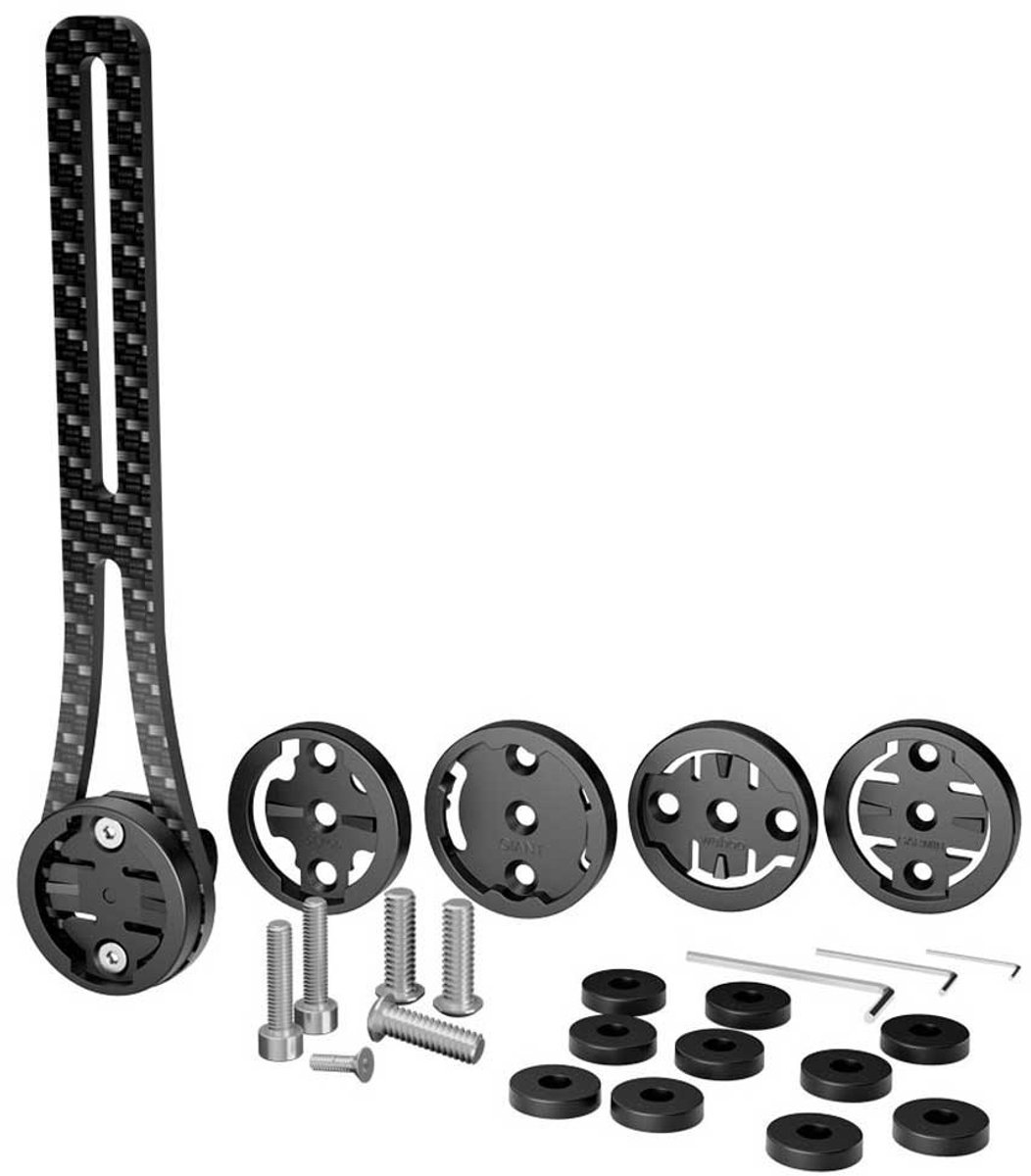 Magic Shine Lichte Tta-c Carbon Stuurpenhouder Zilver