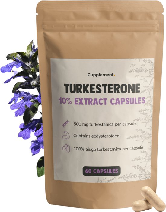 Cupplement Turkesterone 500 mg 60 Capsules - Ajuga Turkestanica – Testosteron