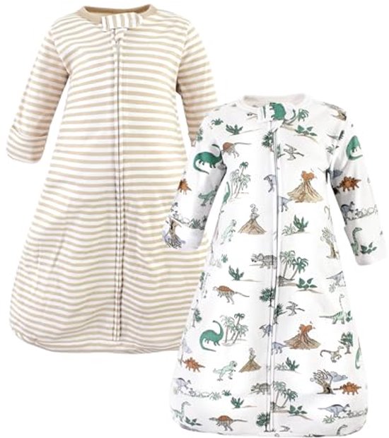 Foto: Dino world slaapzak voor kinderen katoenen deken met lange mouwen 3 9 maanden 
